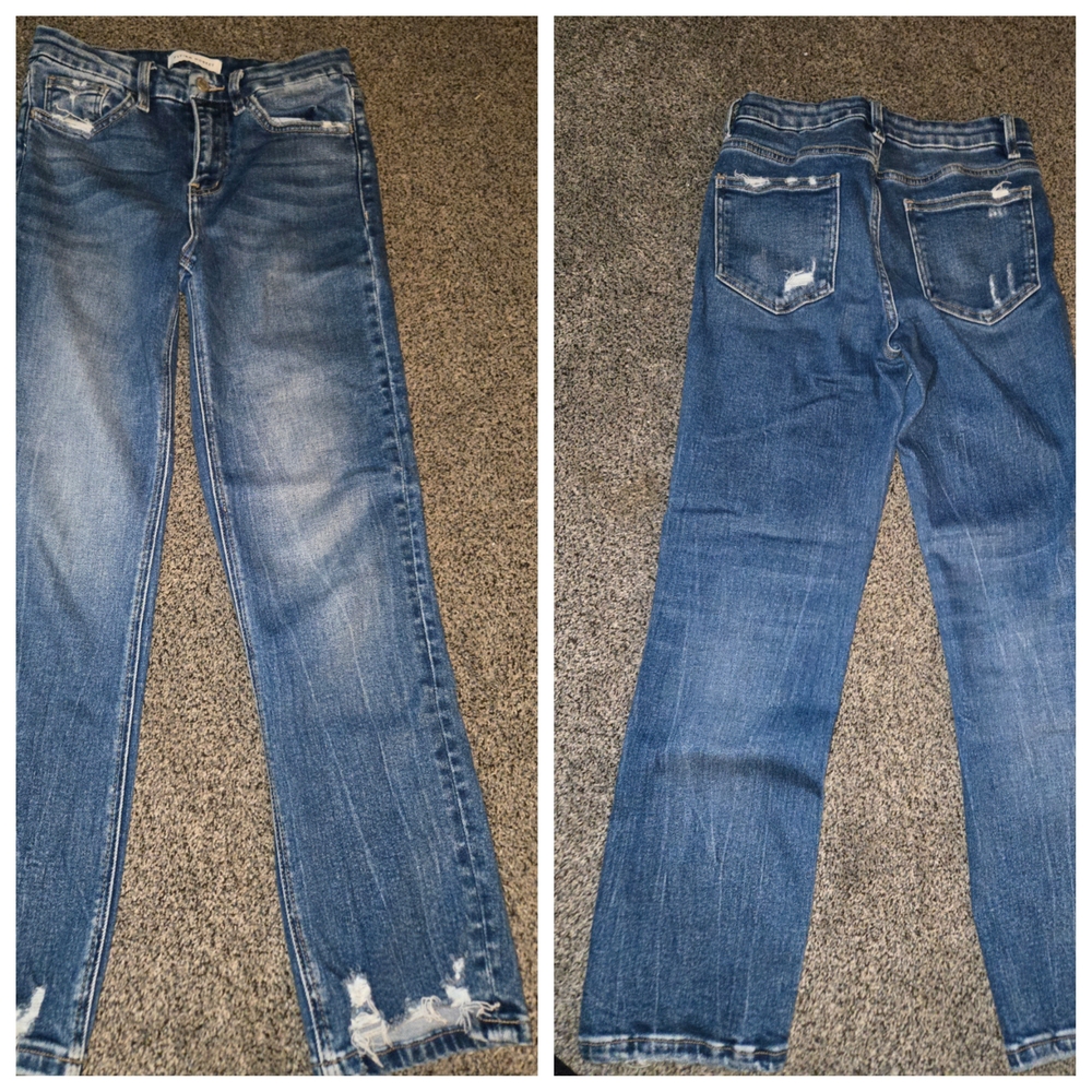 Lisha Flying Monkey Cropped Jeans